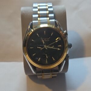 Gold and Silver Men's Watch